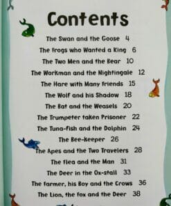 Aesop's Fables - The Wolf And His Shadow And Other Aesop's Fables - Contents Page