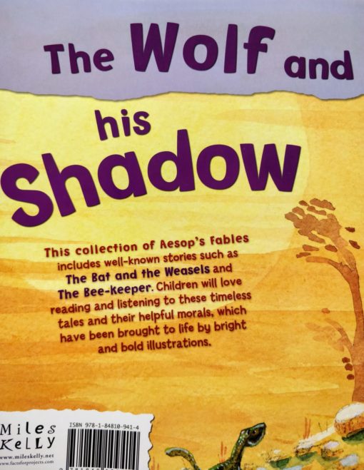 Aesop's Fables - The Wolf And His Shadow And Other Aesop's Fables - Back Cover Page