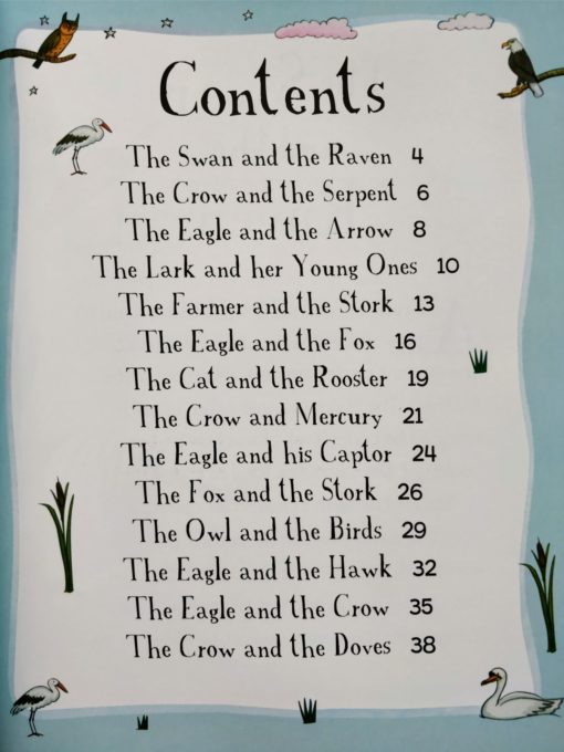 Aesops Fables The Fox And The Stork And Other Aesops Fables Contents