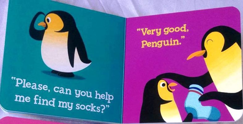 Hello Genius Penguin Says Please – – Booky Wooky
