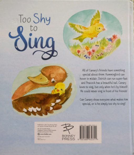 Too Shy to Sing Back Cover