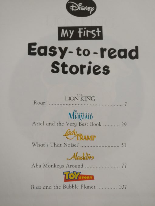My first easy to read stories - index page