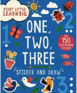 Start Little Learn Big - One, Two, Three - Sticker and Draw - CoverPage