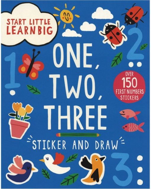 Start Little Learn Big One Two Three Sticker and Draw CoverPage