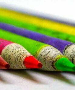 Eco-friendly Coloured Seed Pencils (Box of 10 coloured and 2 normal grey pencils) - Colours of 10 pencils