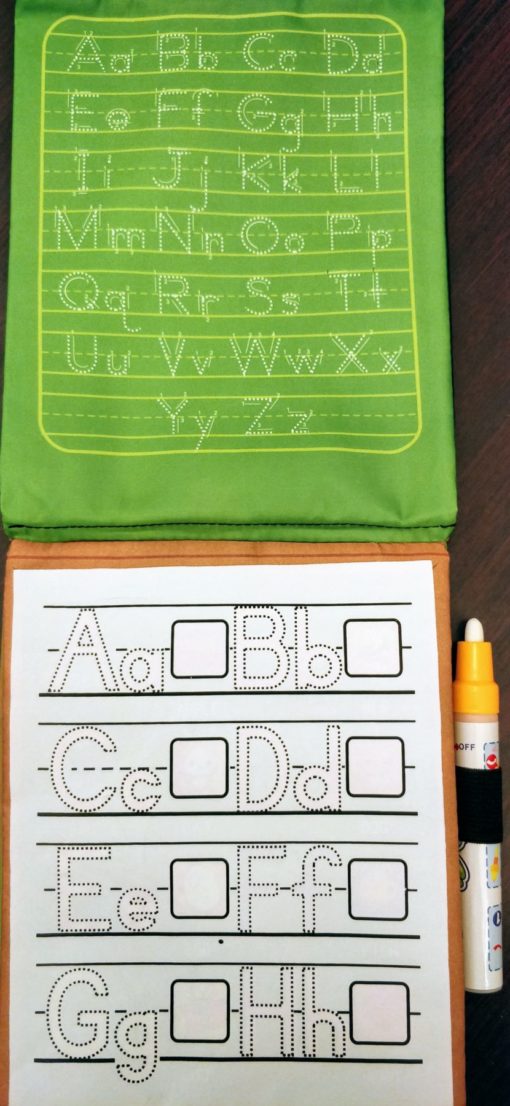 Reusable Magic Water Colouring Book Alphabet Inside4