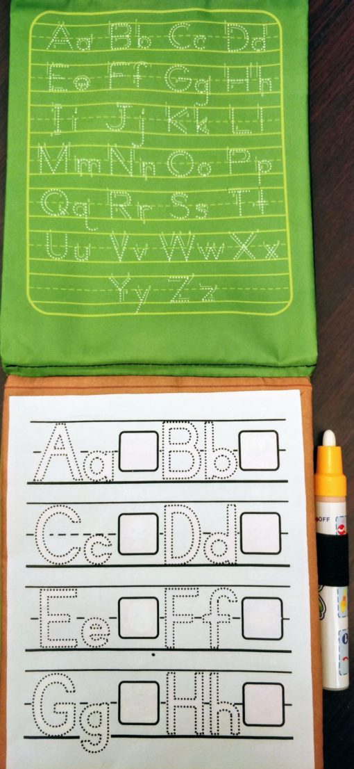 Reusable Magic Water Colouring Book Alphabet Inside4