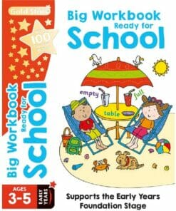 Gold Stars Big Workbook Ready for School Ages 3-5 Cover