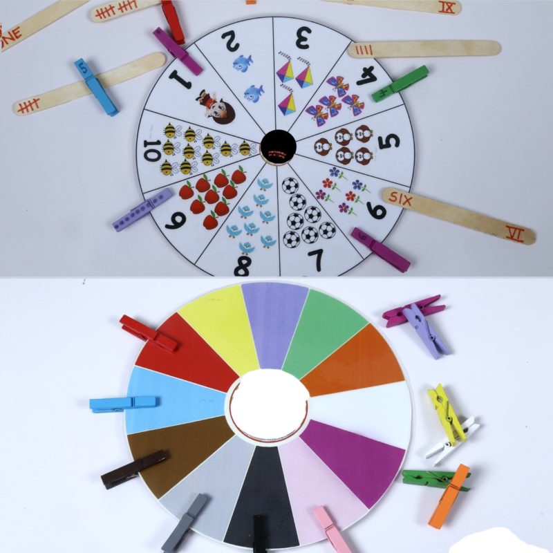 Busy Bags – Colour Wheel & Number Wheel – – Booky Wooky