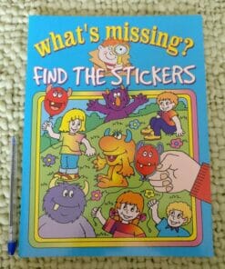 What's Missing? Find the Stickers Cover