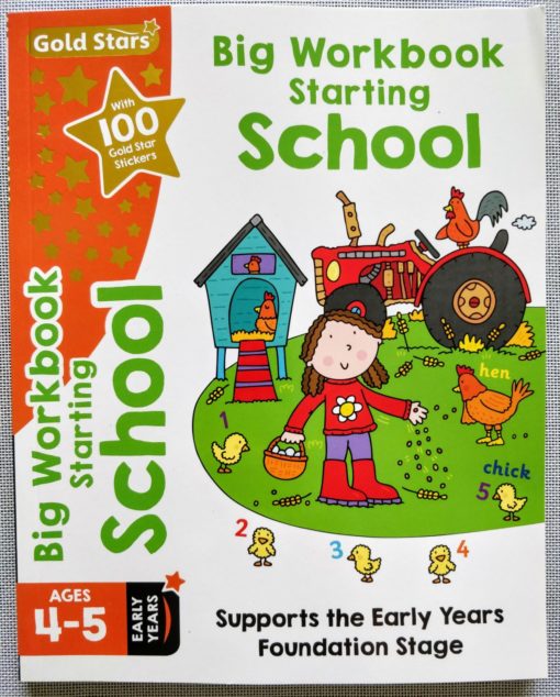 Gold Stars Big Workbook Starting School Ages 4 5 Cover2