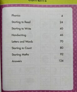 Gold Stars Big Workbook Starting School Ages 4-5 Index Page