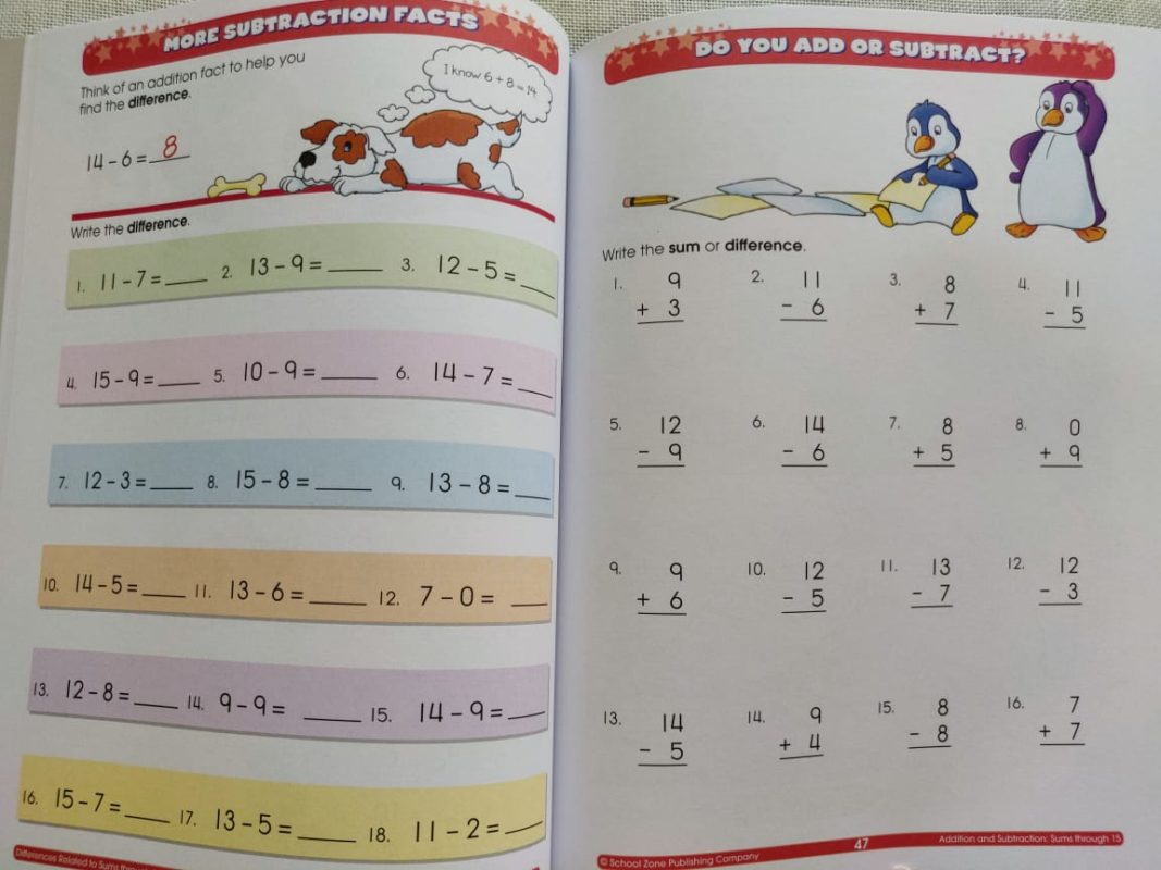 Maths Basics 2 Workbook – Activity Books For Kids – Booky Wooky