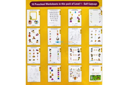 Self Concept Worksheets Level 1 Age3 9788184991321 inside pages