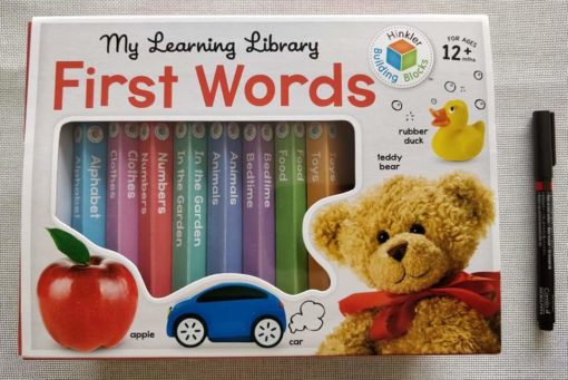 My Learning Library First Words Front Gift Box by Hinkler Building Blocks