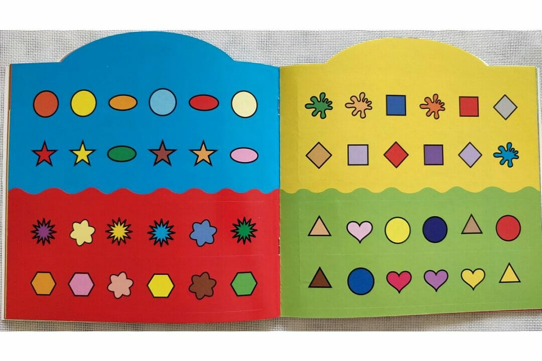 Rainbow Stickers Colouring Colour To Copy 3 Booky Wooky