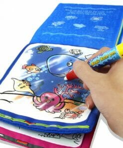 Reusable Magic water colouring book Animals Black Inside (2)