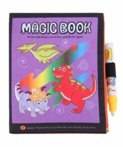 Reusable Magic water colouring book Dinosaurs cover