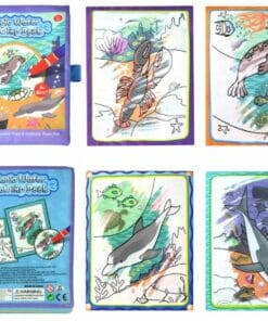 Reusable Magic water colouring book Marine Life Inside2