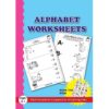 Alphabet Worksheets with sticker chart