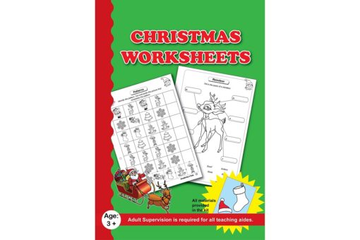 Christmas Worksheets with craft material