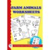 Farm Animals Worksheet with craft material