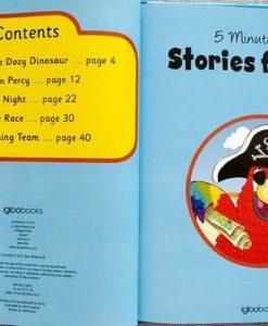 Five Minute Tales Stories for Boys Igloo Books 9780857802705 Index Contents Page