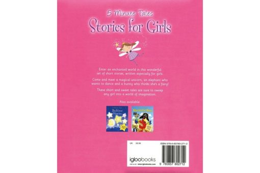 Five Minute Tales Stories for Girls back cover 9780857802712