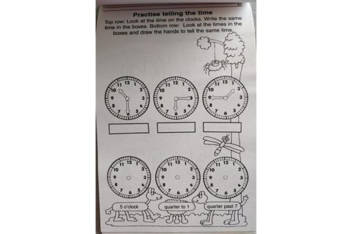 Action Fun Pads Tell The Time