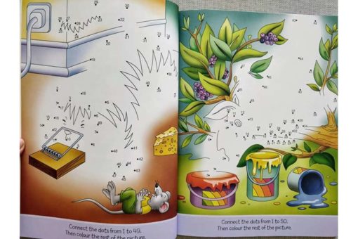 Dot to Dot Activity Book 1-50 inside