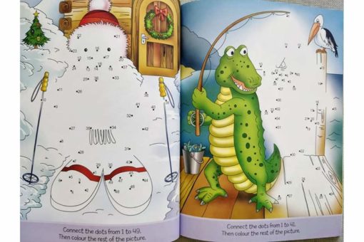 Dot to Dot Activity Book 1-50 inside
