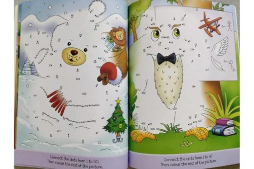 Dot to Dot Activity Book 1-50 inside