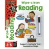 Gold Stars Wipe Clean Reading