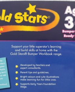 Gold Stars Workbooks Ready For School Bumper Workbook ages 3 - 5 Backside