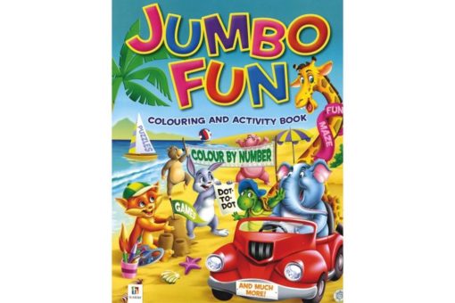 Jumbo Fun Colouring and Activity Book Green