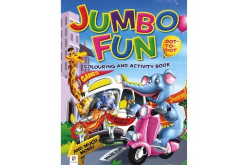 Jumbo Fun Colouring and Activity Book Purple