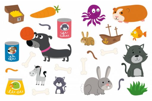 Sticker Activity Suitcase Animals Inside5