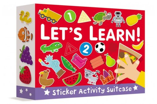 Sticker Activity Suitcase Lets Learn Cover 9781909090088