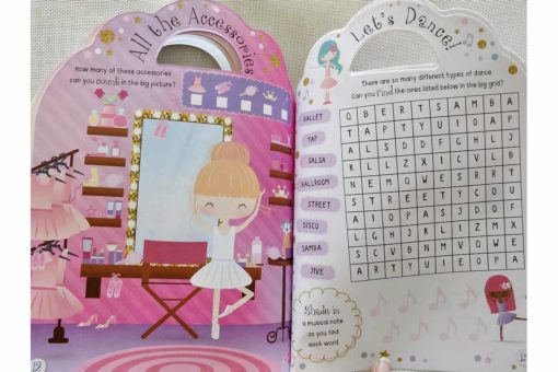 Ballerina Sticker Activity Carry Case Bookoli activity pages 1