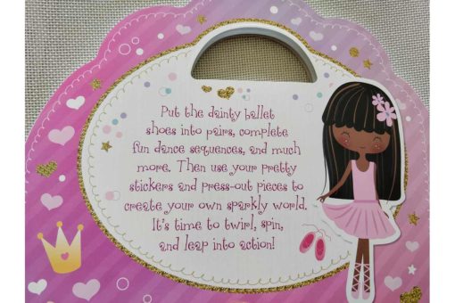 Ballerina Sticker Activity Carry Case Bookoli back cover