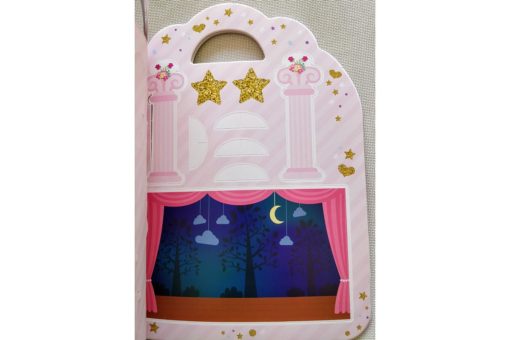 Ballerina Sticker Activity Carry Case Bookoli press and play 1