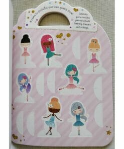 Ballerina Sticker Activity Carry Case Bookoli press and play (2)