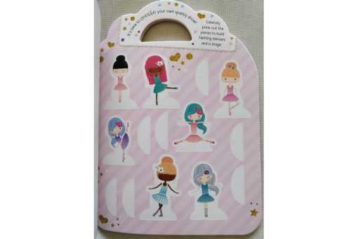 Ballerina Sticker Activity Carry Case Bookoli press and play 2