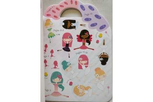 Ballerina Sticker Activity Carry Case Bookoli sticker pages (2)