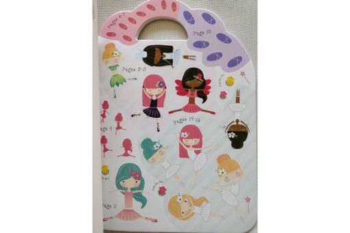 Ballerina Sticker Activity Carry Case Bookoli sticker pages 2