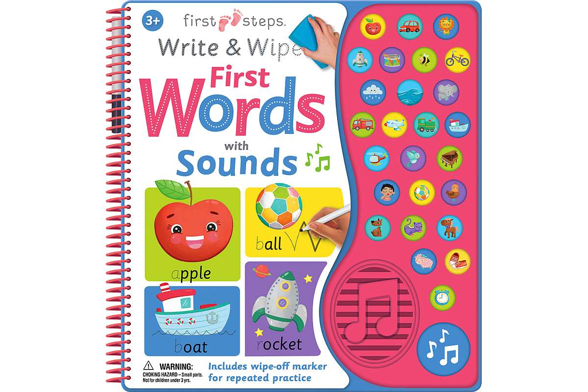 First Words with Sounds - First Steps Write & Wipe – Activity