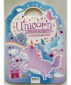 Unicorn Sticker Activity Carry Case Bookoli Cover