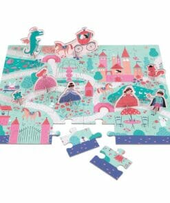 Enchanting Princess Puzzle Play Set 36 + 8 Pieces by Mudpuppy 9780735347670 Picture with Pieces