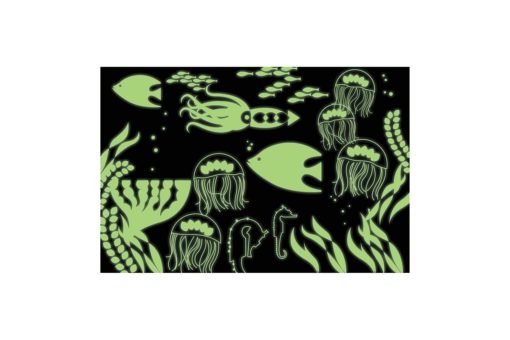 Under the Sea Glow in the Dark Puzzle 100 pieces 9780735345744 glowing