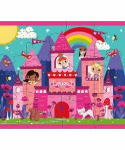 mudpuppy princess castle pouch puzzle 9780735345935-inside